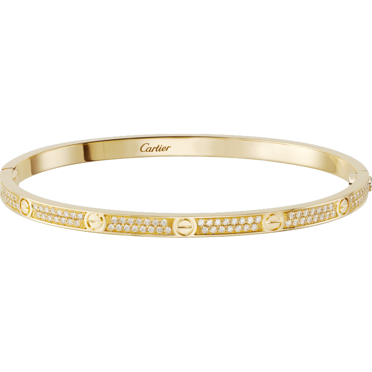 Pulsera LOVE 💝 empedrada en 2 líneas