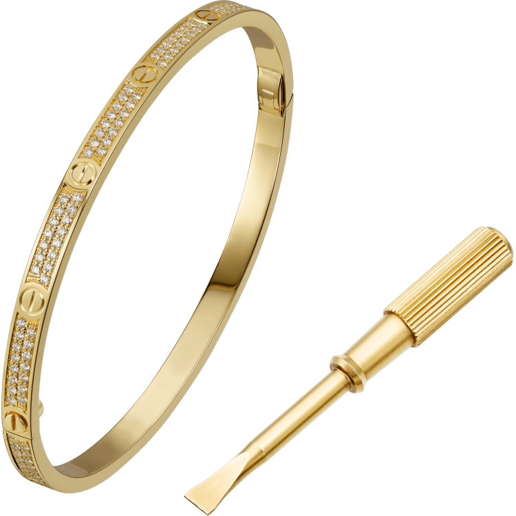 Pulsera LOVE 💝 empedrada en 2 líneas