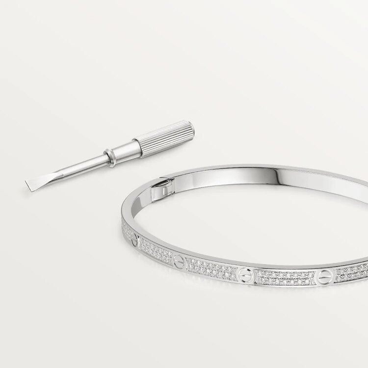 Pulsera LOVE 💝 empedrada en 2 líneas